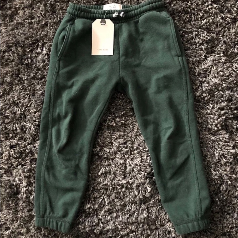 Zara Kids green pants
